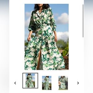 Shop Dolly Green Goddess set size L NWT green